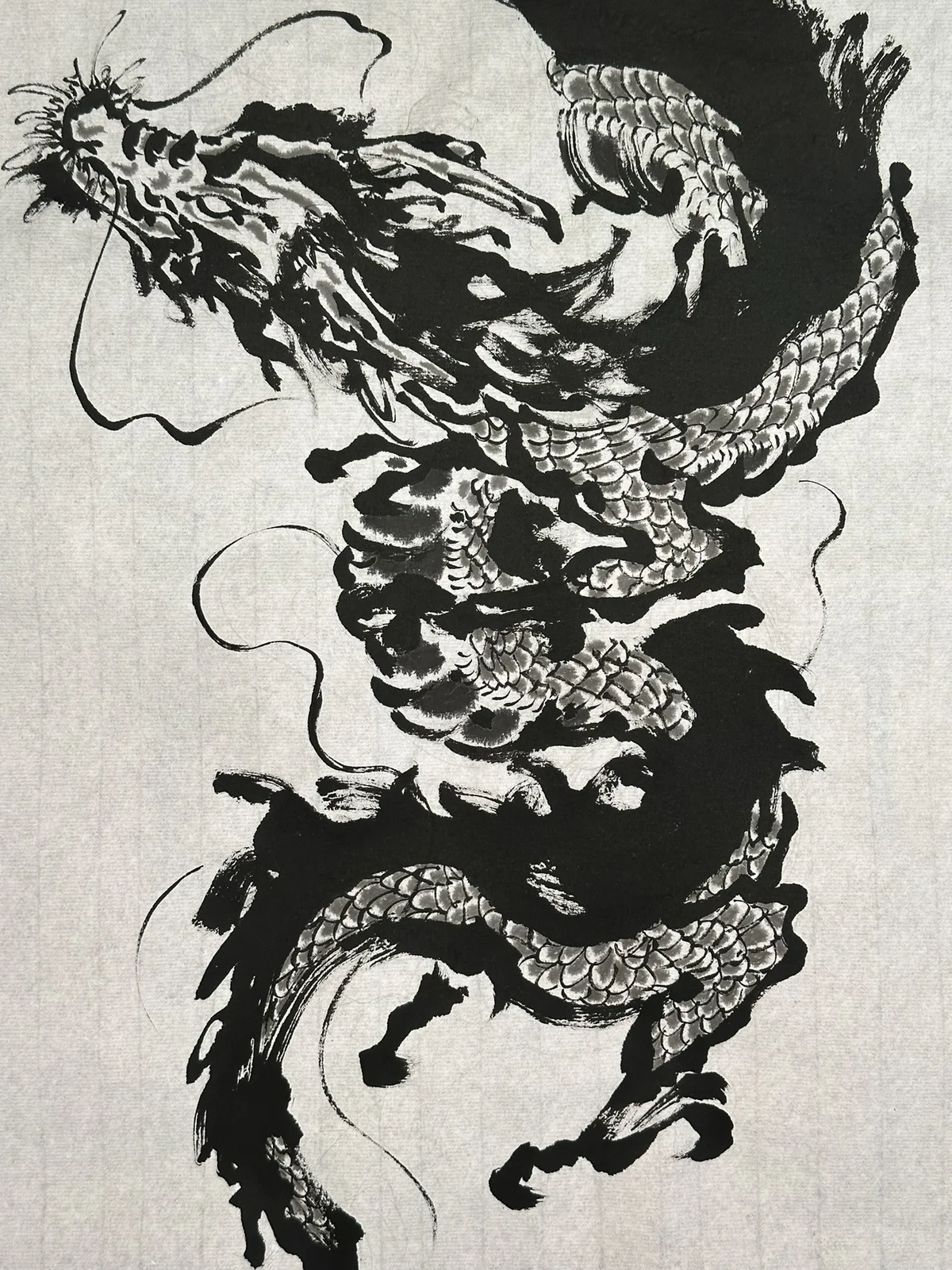 Ink-wash dragon — 2023, Image 16