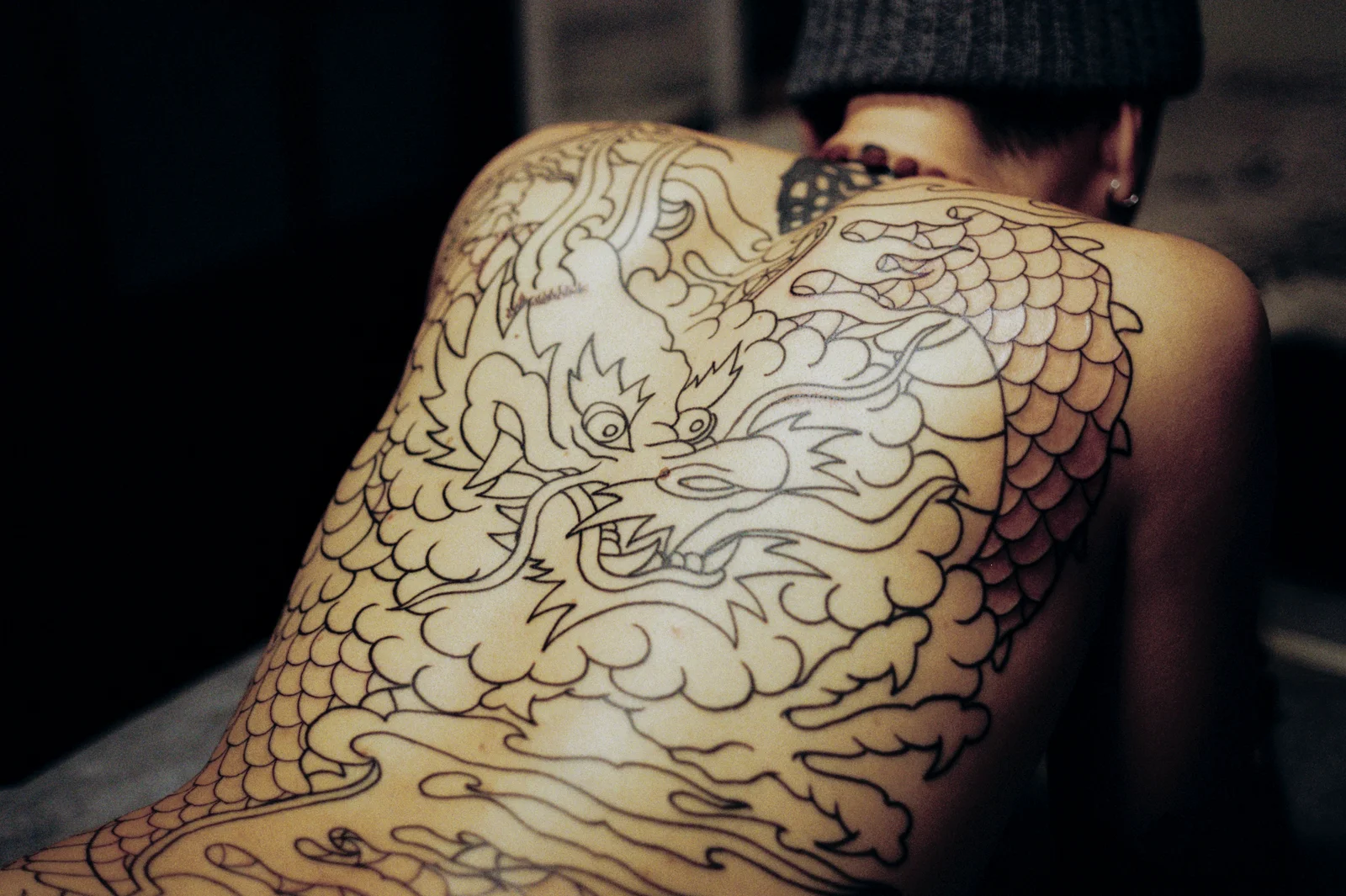 Dragon — back, linework — Seongjin Kim, 2026