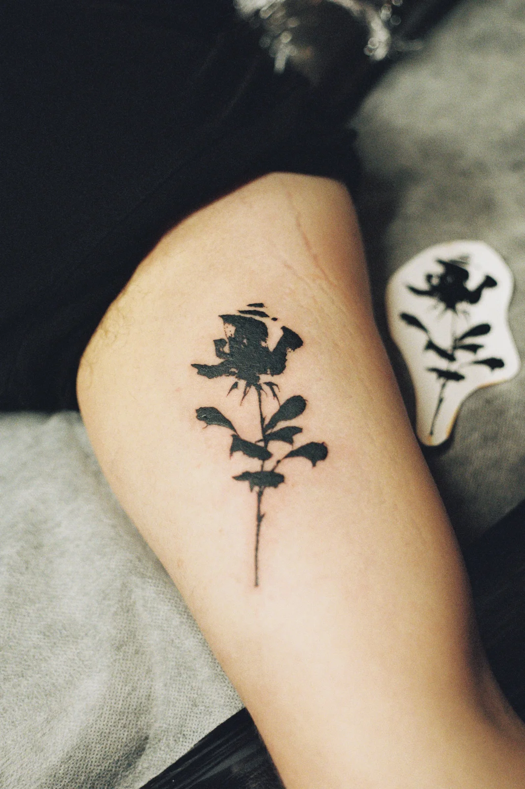 Cigarette-pack size — Tattoo example for size reference 1