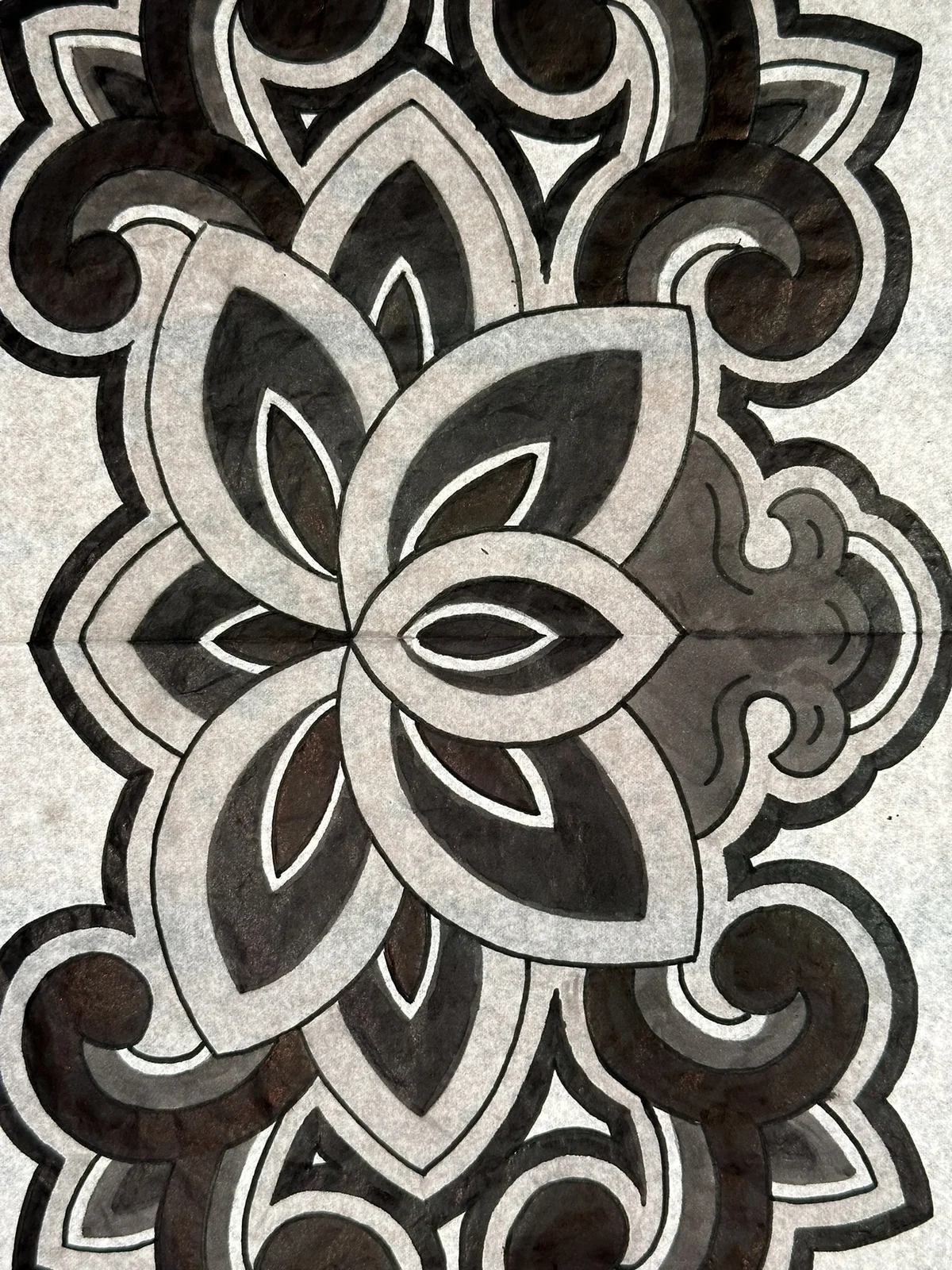 Dancheong lotus motif 1 — 2024, Image 6